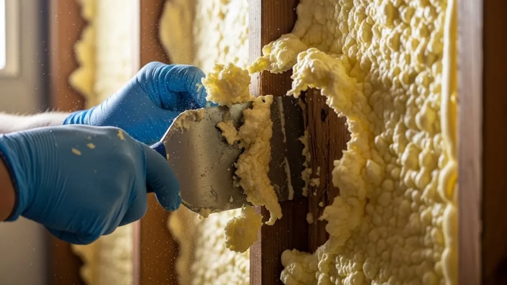 Can You Remove Spray Foam Insulation Yourself
