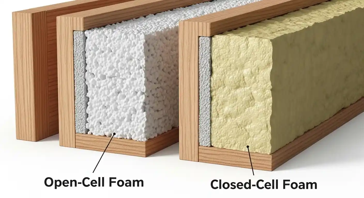 Which Is Better Open or Closed Cell Spray Foam Insulation | ClearFoam Roof & Insulation