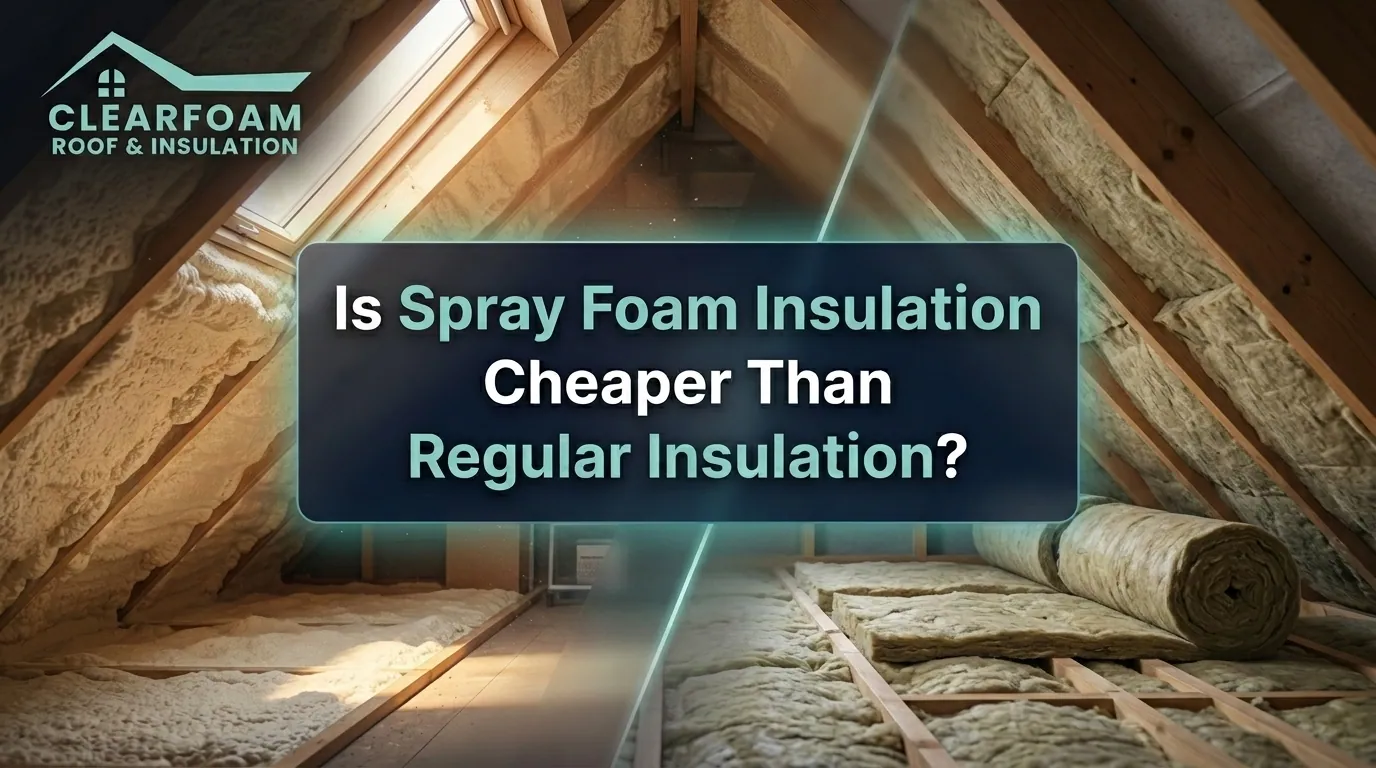 Spray Foam Insulation Cheaper Than Regular Insulation