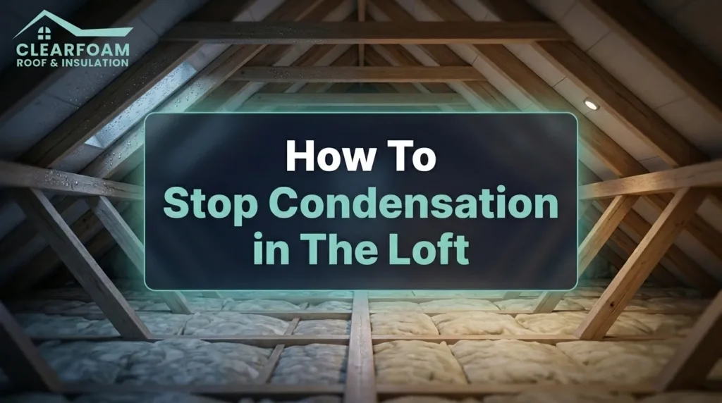 How to Stop Condensation in the Loft: UK Guide | ClearFoam