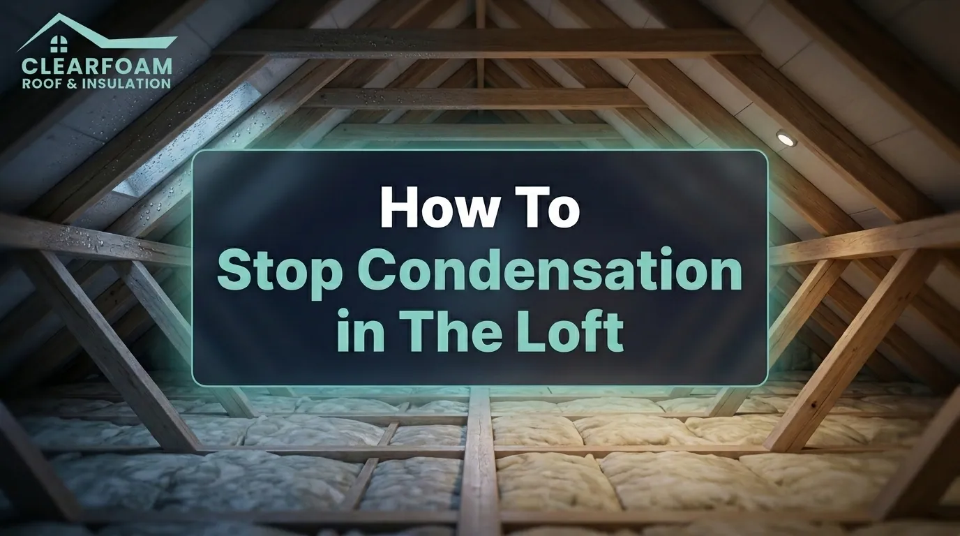 How to Stop Condensation in the Loft: UK Guide | ClearFoam