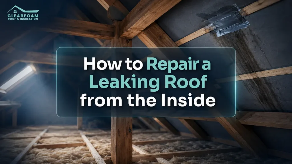 How to Repair a Leaking Roof from the Inside