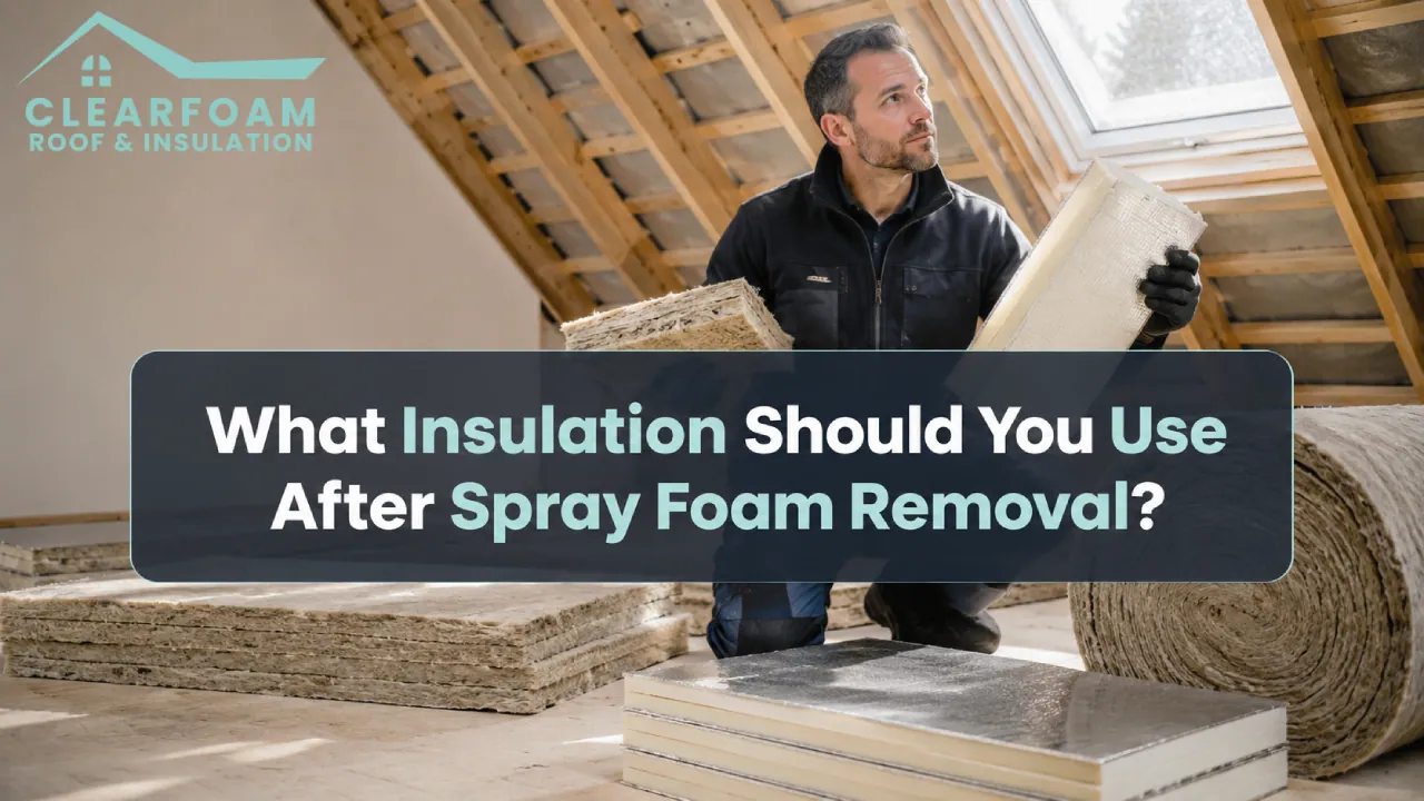 Best Insulation After Spray Foam Removal: UK Guide