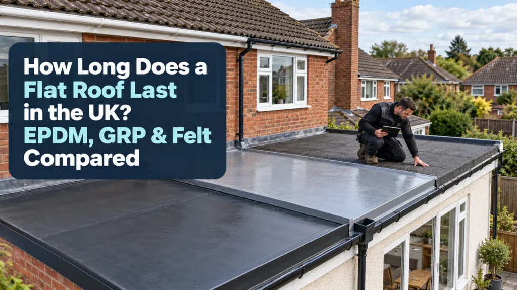 How Long Does a Flat Roof Last? EPDM, GRP & Felt